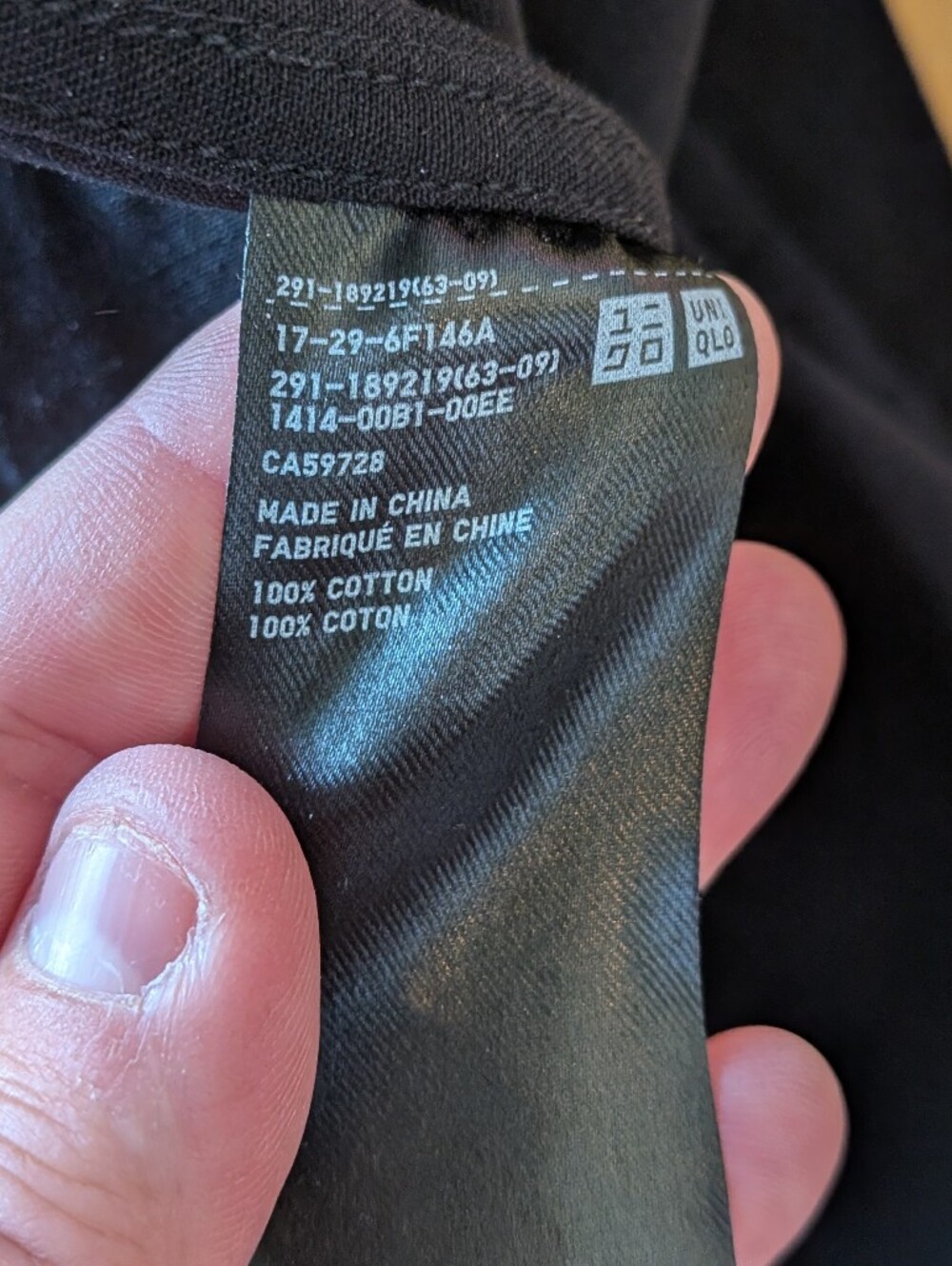 UNIQLO Women Mini Dress Black Color 100% Cotton Size XS (Run Bigger) Waist Strap - Picture 8 of 11
